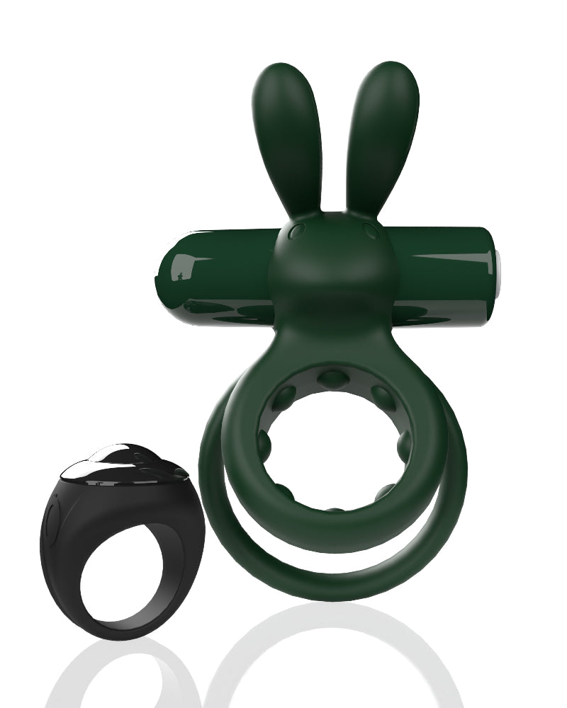 Screaming O Remote Controlled Ohare Vibrating Ring - Green