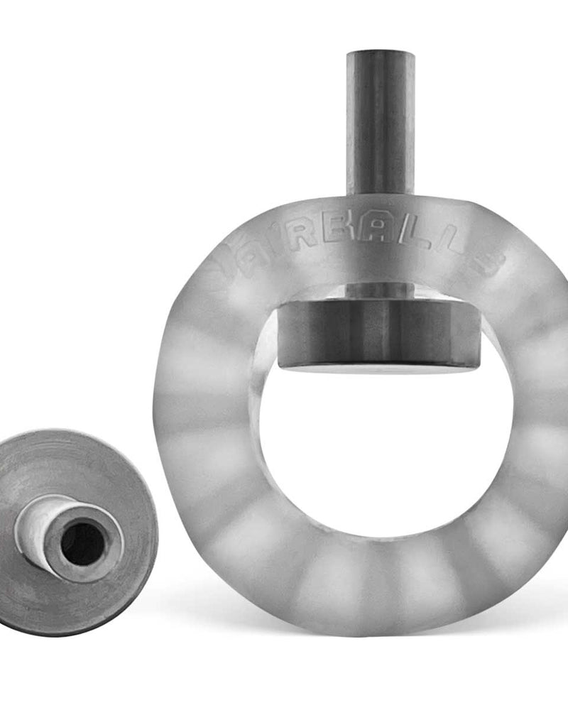 "Airballs Electro Air-Lite Ballstretcher With Two 4mm Electro Contact - Clear Ice OX-3084-ELEC"