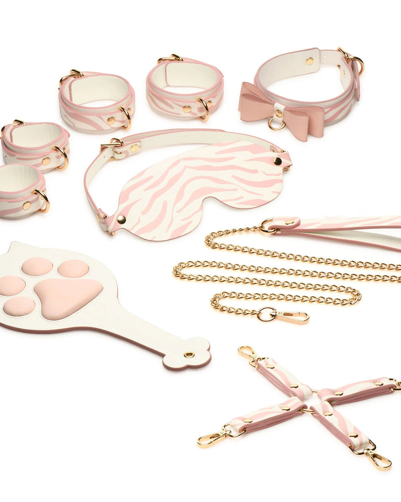 Pink Kitty Bondage Set - White/pink