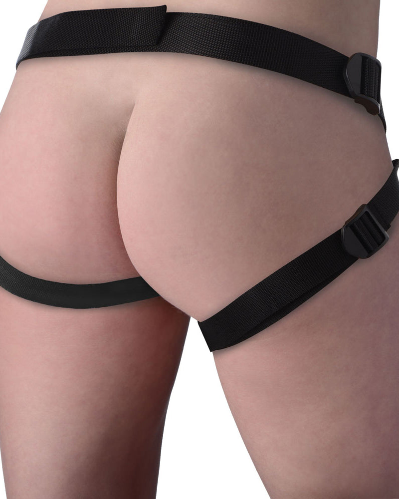 "Seducer 7 Inch Silicone Dildo With Harness SU-AG423"