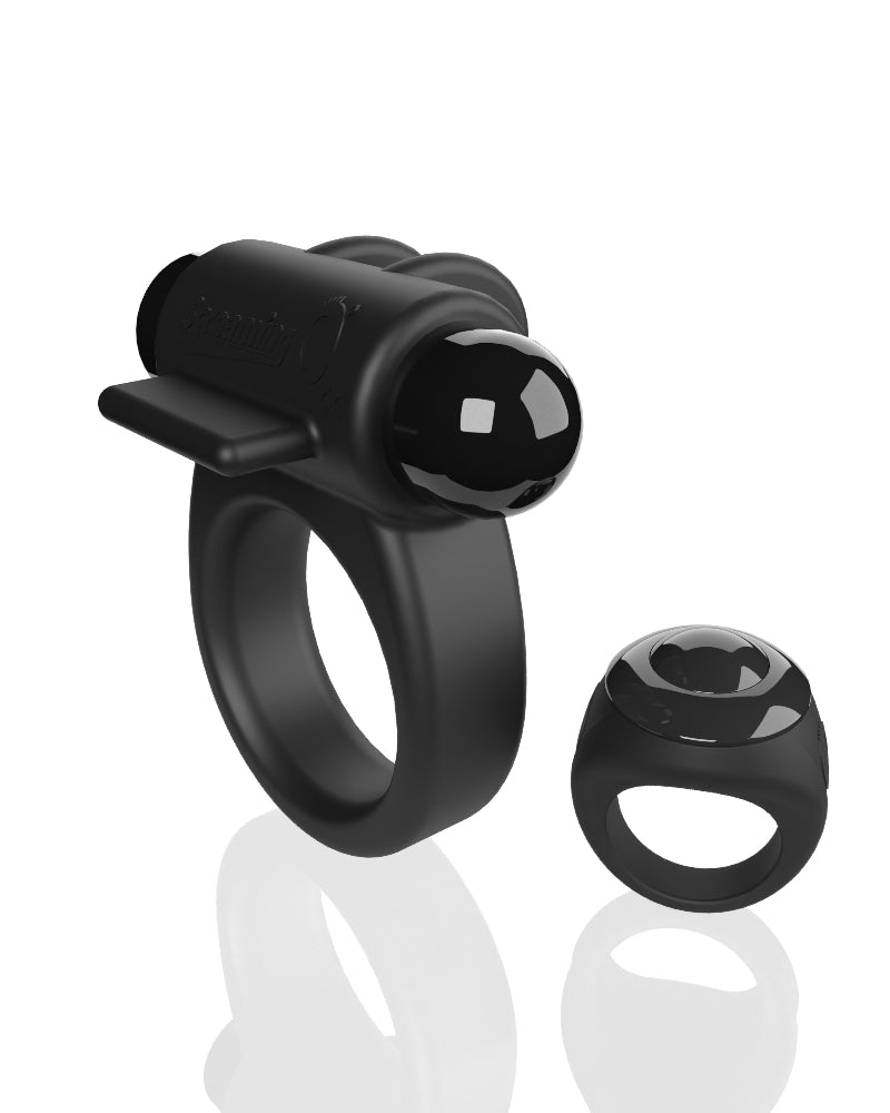 "Screaming O Remote Controlled Switch Vibrating Ring - Black SO-ARCSW-BL"