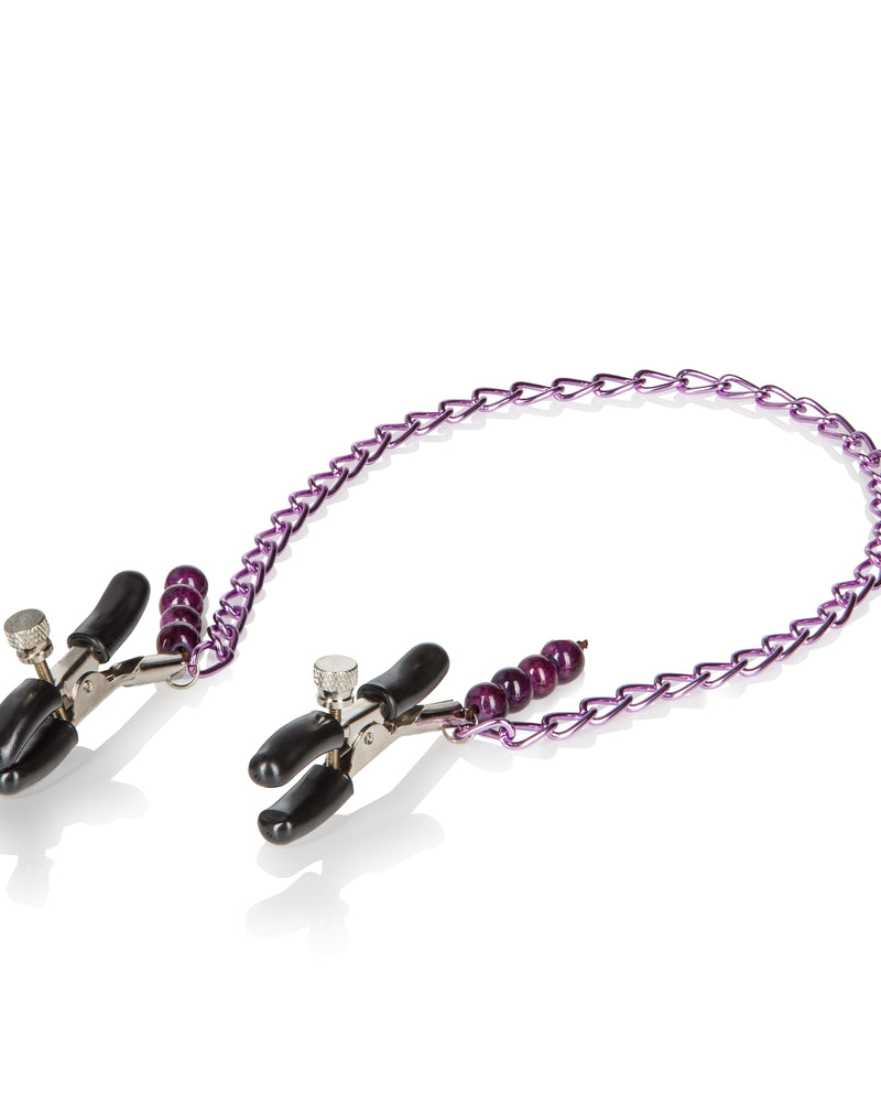 Purple Chain Nipple Clamps