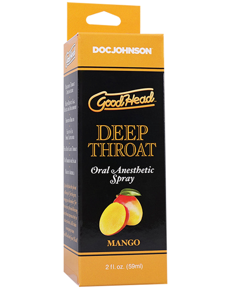 Goodhead Deep Throat Spray Mango 2 Fl Oz