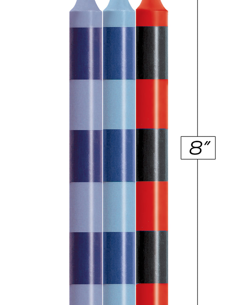 "The 9's Make Me Melt Sensual Warm Drip Candles 3pk Stripes Passionettes IC2329"