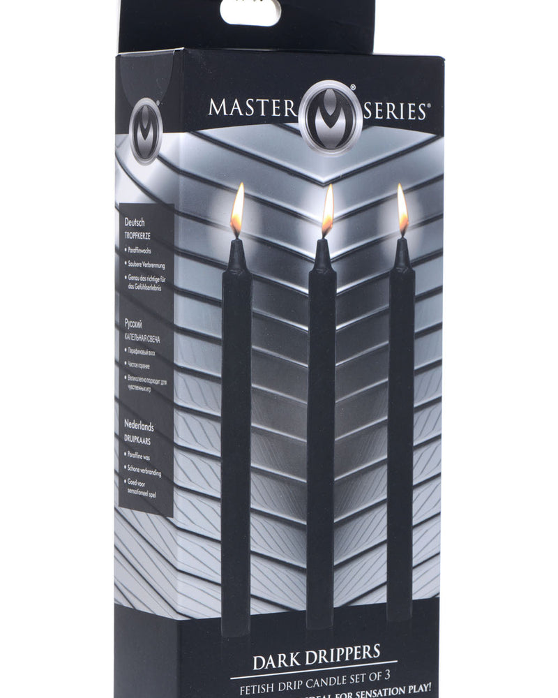 "Fetish Drip Candles 3pk - Black MS-AG364-BLK"