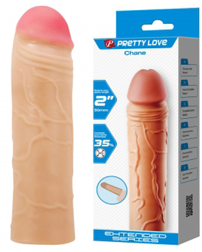 Chane Extended Penis Sleeve - Light