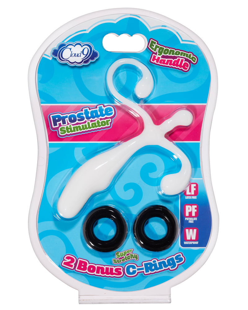Prostate Stimulator Kit White W/c Rings
