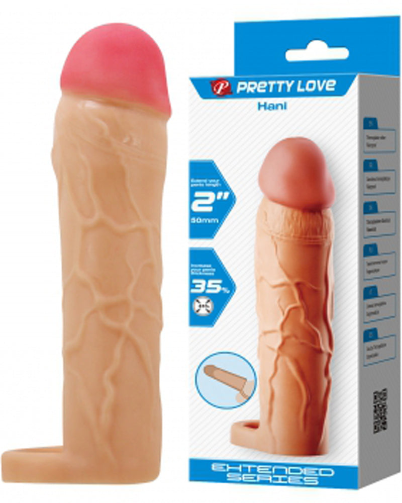 Hani Extended Penis Sleeve - Light