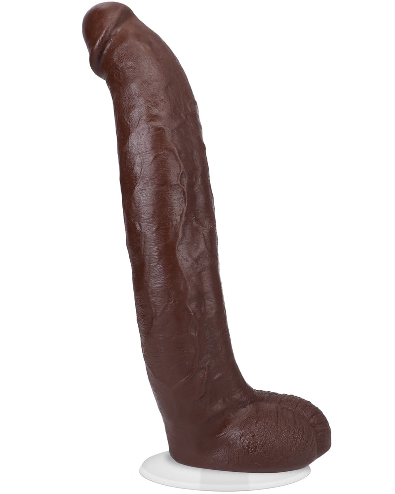 Signature Cocks - Brickzilla - 13 Inch Ultraskyn Cock With Removable Vac-U-Lock Suction Cup - Chocolate