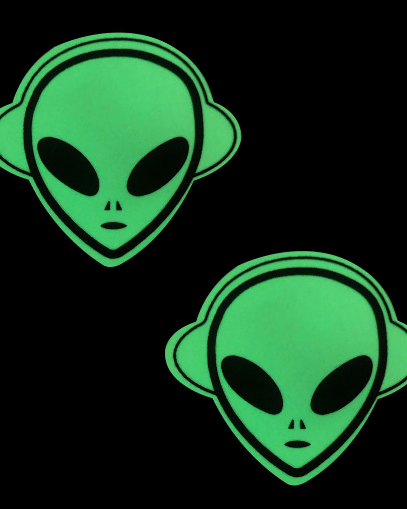 "Glow in the Dark Alien Pasties NN-GLO-ALI-NS"