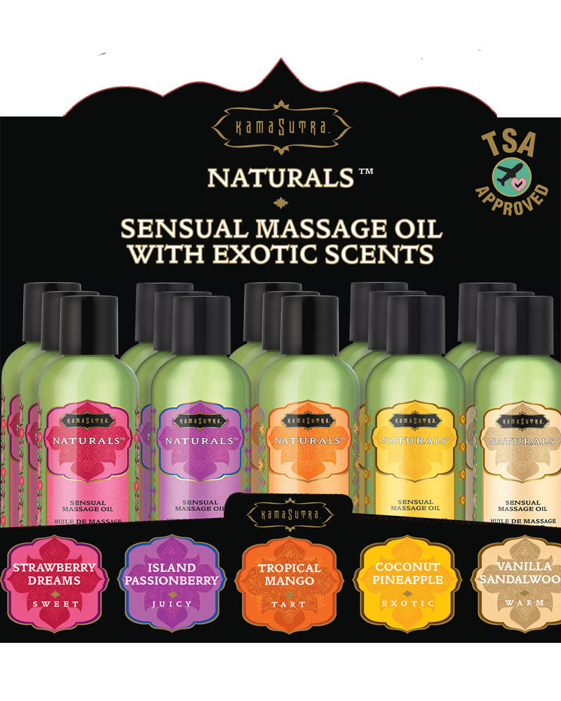 "Naturals Massage Oil Pre Pack KS12102"