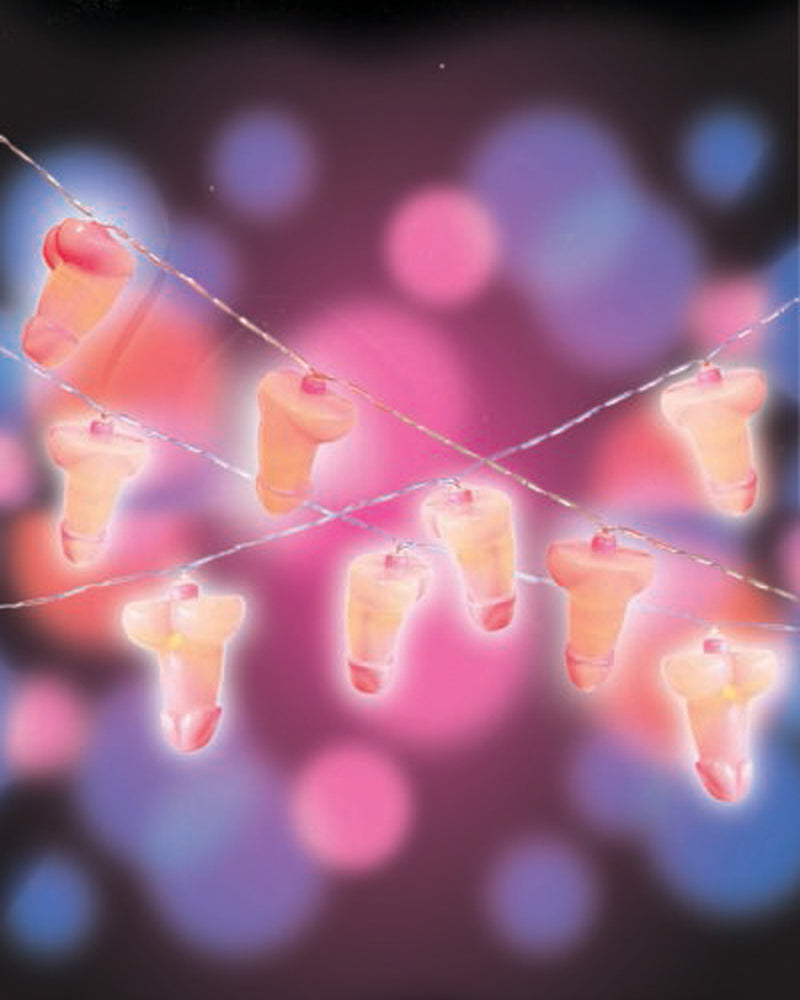 "Glitterati Penis String Lights - 20 Lights LG-CP1139"