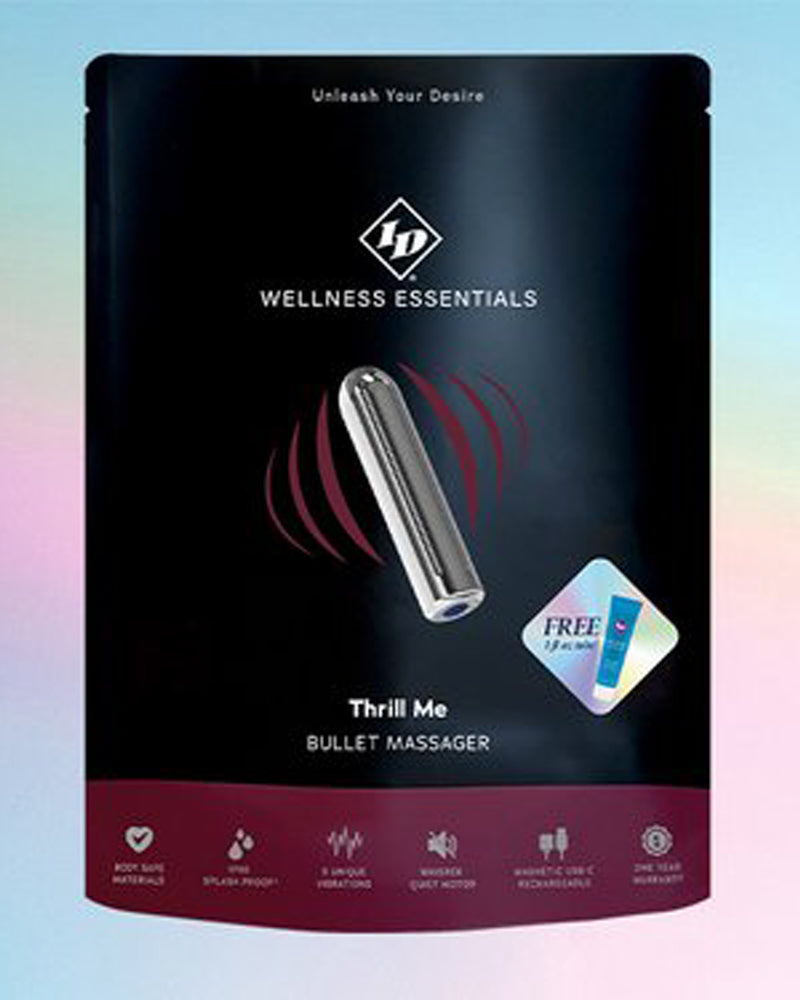 Thrill Me Bullet Massager - Silver