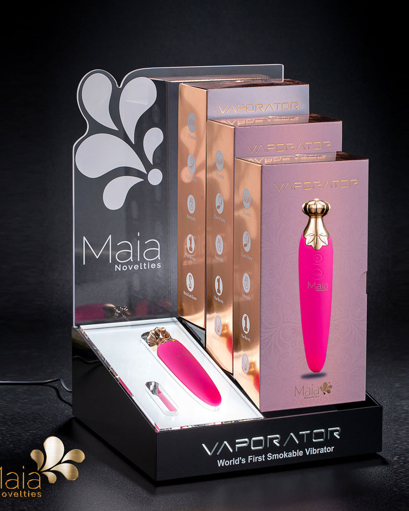 "Vaporator Display Stand With 3 Vaporators Plus a Tester MTAC-022"