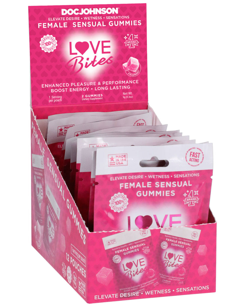 "Love Bites - Female Sensual Gummies - 12 Pack DJ4550-25-BX"