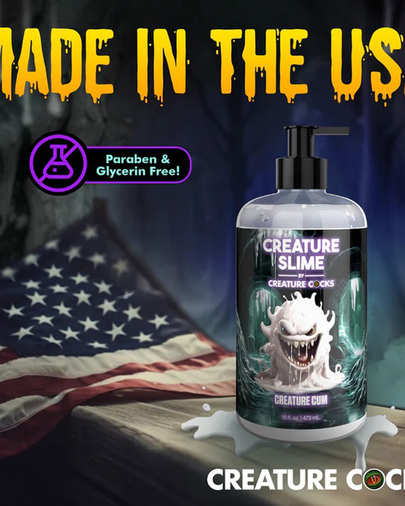 "16oz Creature Slime Creature Cum Unscented Jizz - Lubricant - Clear CC-AH456-16OZ"