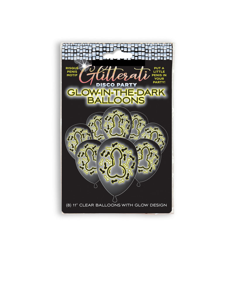 "Glitterati Disco Penis Glow Balloons LG-CP1147"