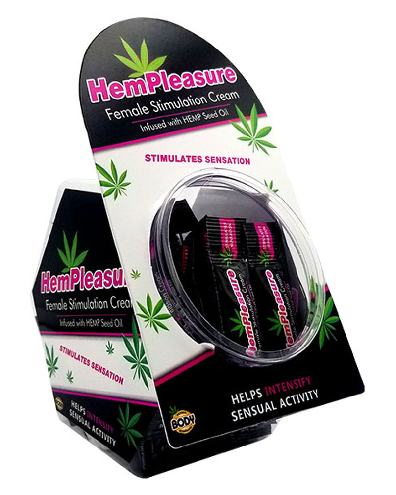 "Hempleasure for Women Sample Packet 50 Pc Fish Bowl Display BA-HMPSPDJ"