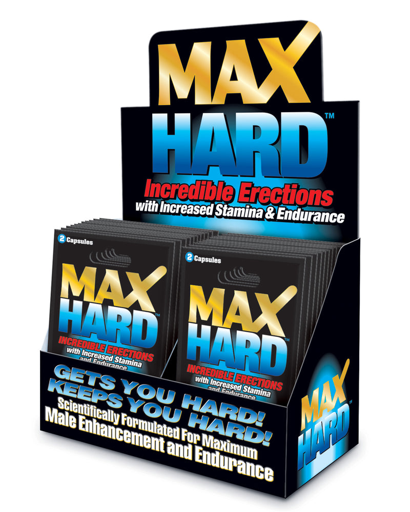 "Max Hard XXX - 24 Packet Display MD-MHXXX24"