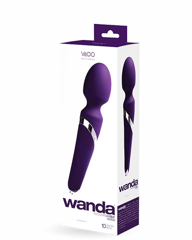 "Wanda Rechargeable Wand - Deep Purple VI-W0113"