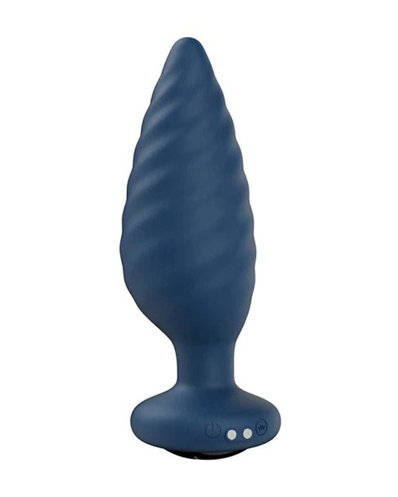 Noah - App Controlled Rotating Butt Plug - Blue
