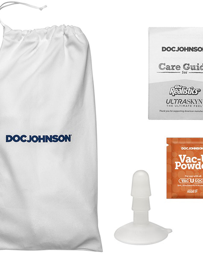 Signature Cocks - Girthmasterr - 8.5" With Removable Vac-U-Lock Suction Cup - Vanilla