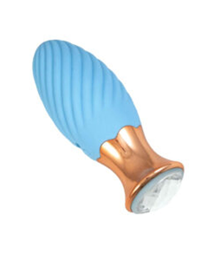 "Goddess Diamond Tulip Massager - Blue NW3209"