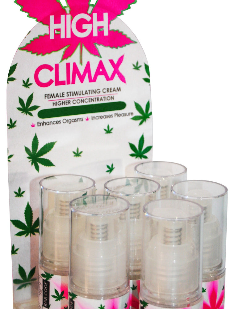 "High Climax Female Stimulating Cream - 0.5 Fl. Oz. / 15 ml - 6 Count Display BA-6HCCD"