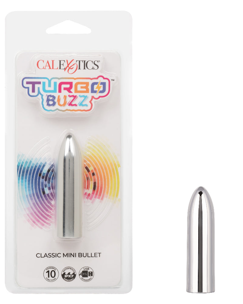 "Turbo Buzz Classic Mini Bullet - Silver SE0061602"