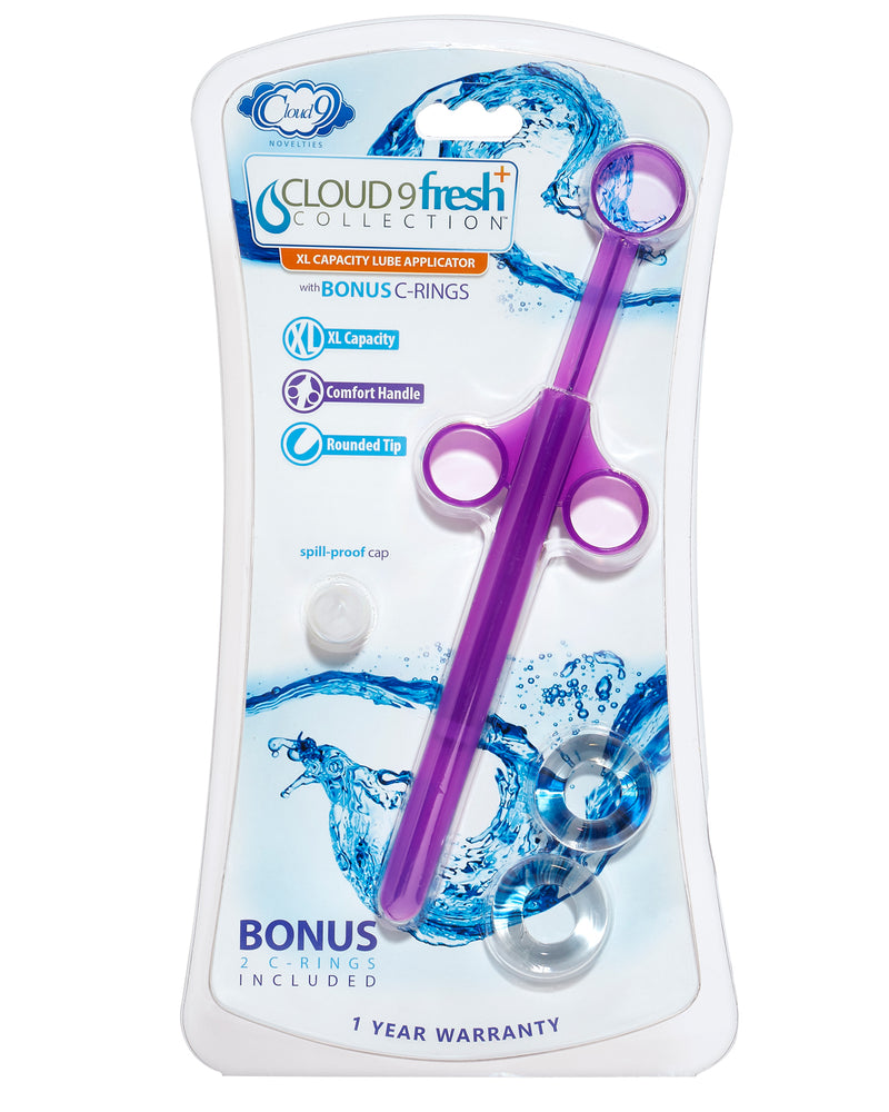 Fresh + XL Lube Applicator with C Rings Purple