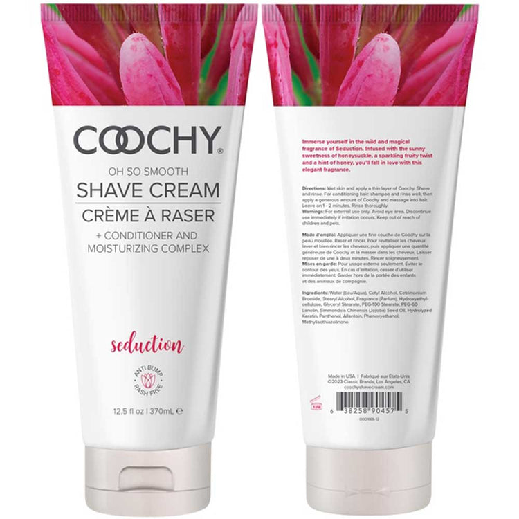 "Coochy Oh So Smooth Shave Cream - Seduction - 12.5 Oz COO1009-12"