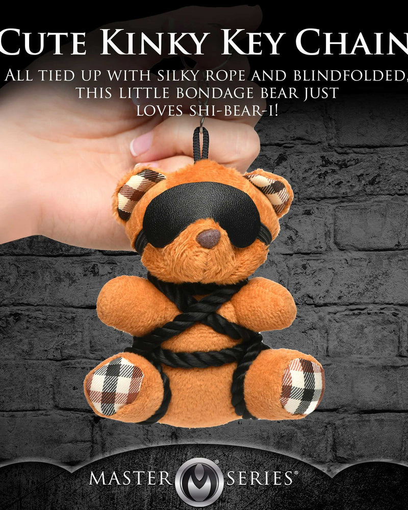 "Rope Teddy Bear Keychain MS-AH121"