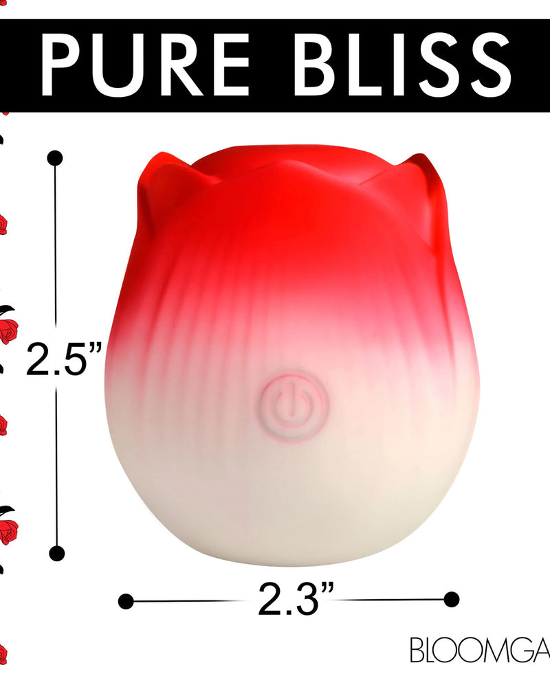 "Pulsing Petals Throbbing Rose Stimulator - Red INM-AH387-RED"