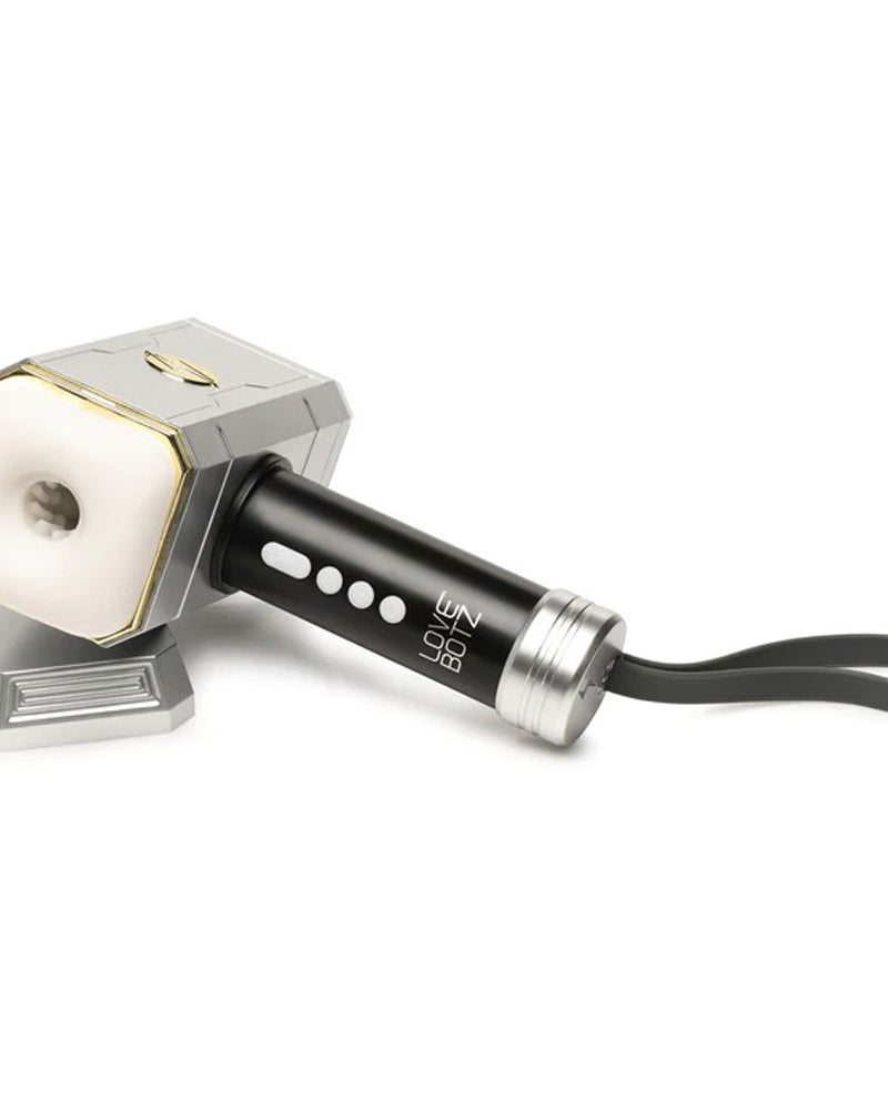 Thunder Stroker Sucking Masturbator - Silver