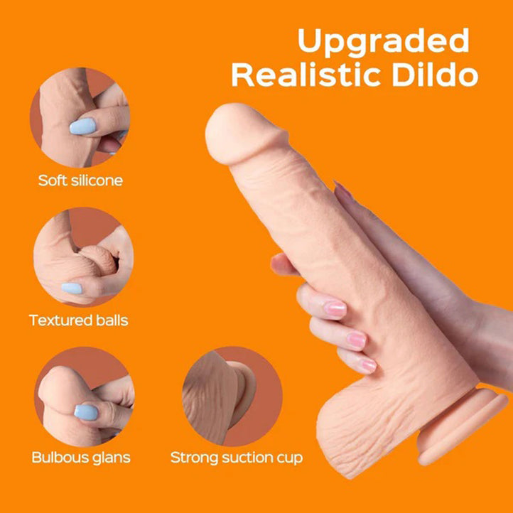 Kenzo-App Controlled 9.5" Big Realistic - Thrusting Dildo