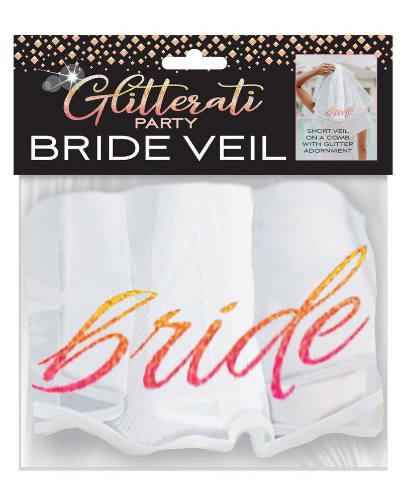 "Glitterati Bride Veil - White LG-CP1088"