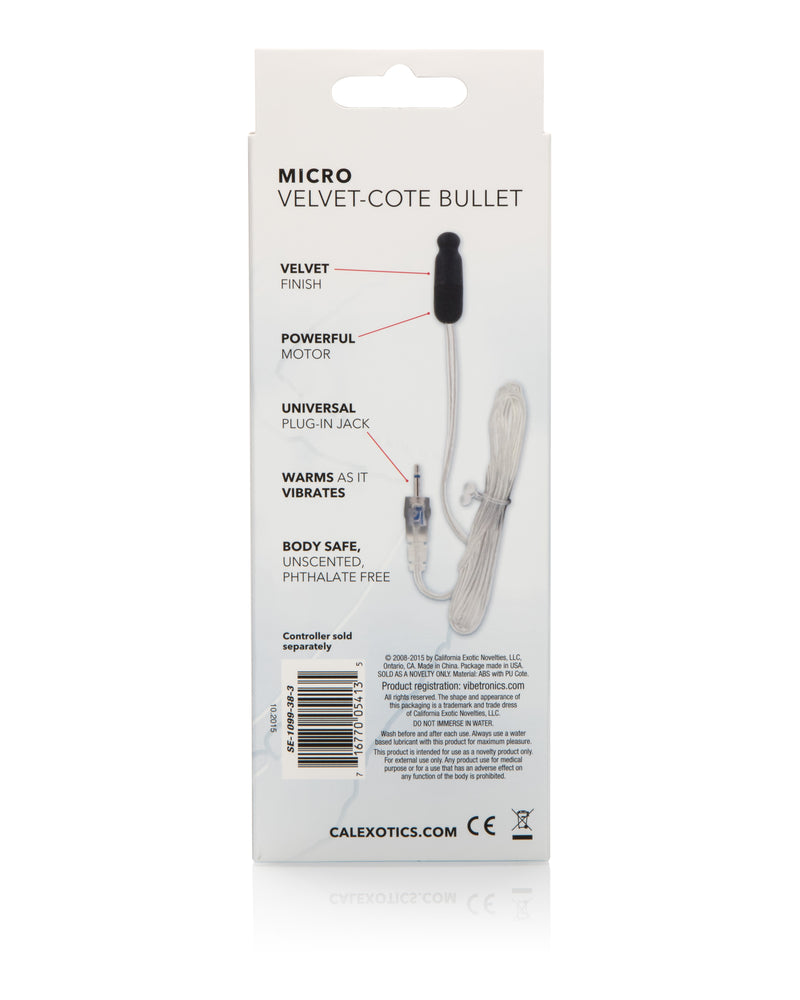 Sterling Collection Micro Velvet-Cote Bullet