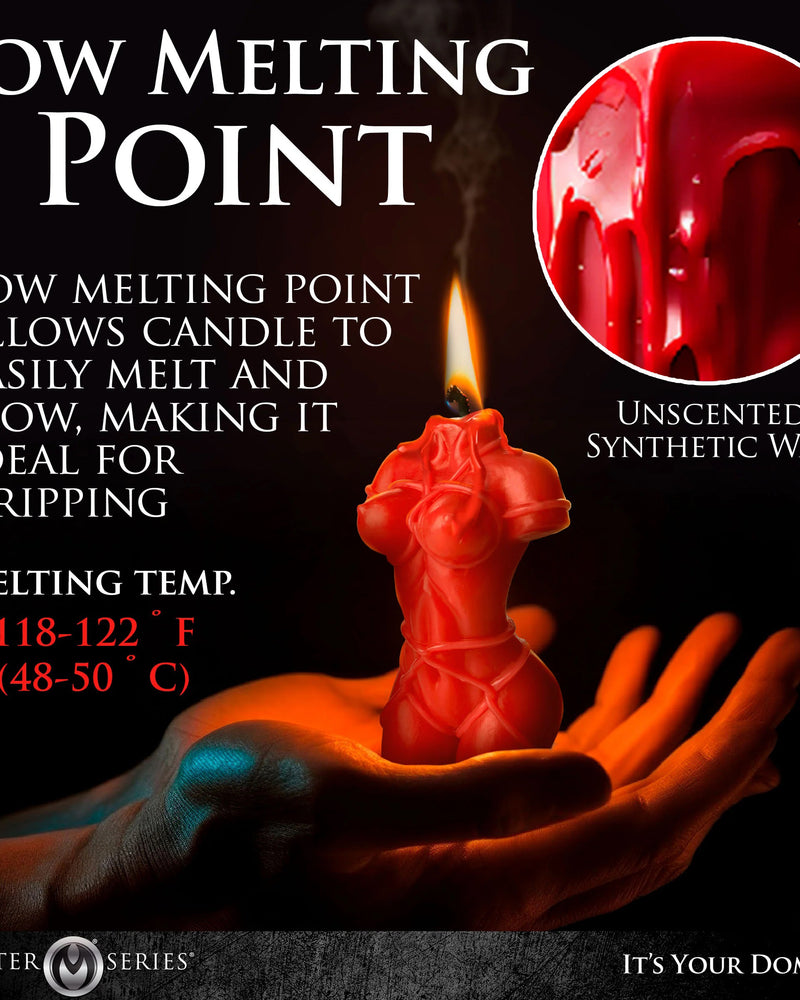 "Bound Goddess Drip Candle - Red MS-AH280-RED"