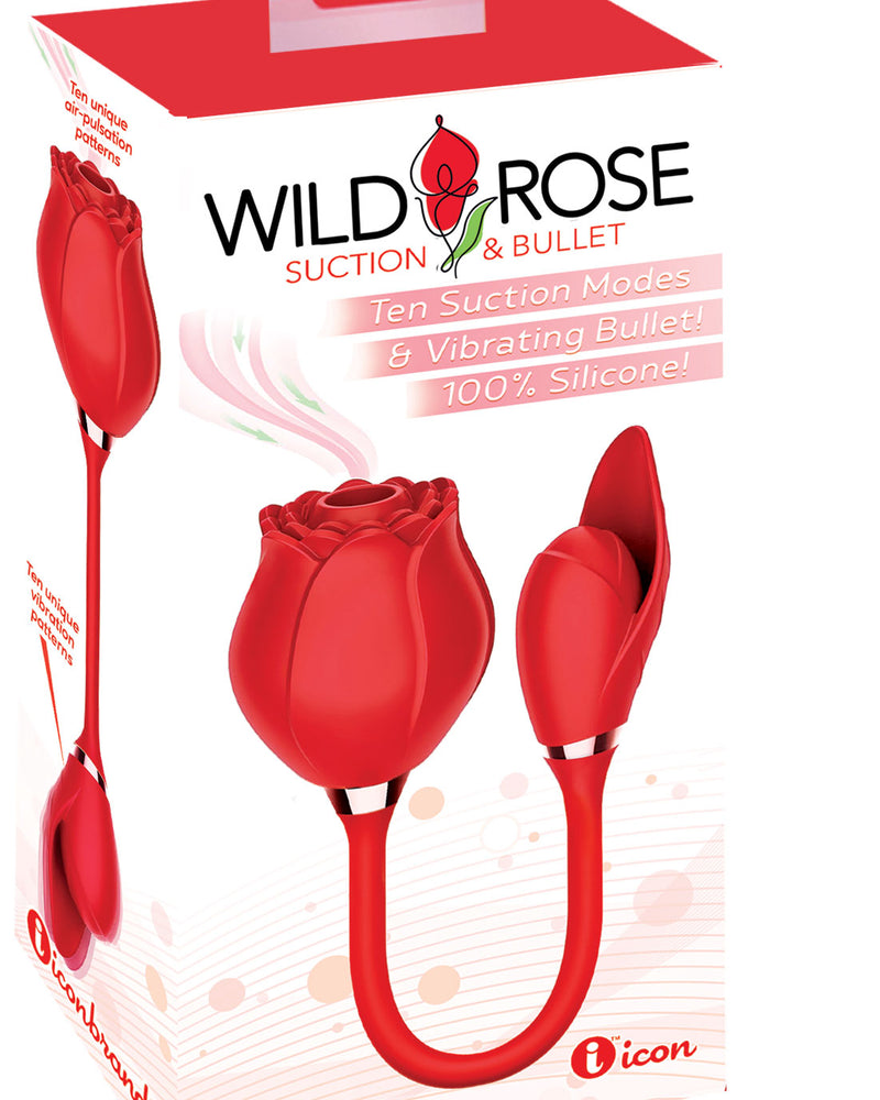 "Wild Rose Suction and Bullet - Red IC1703"