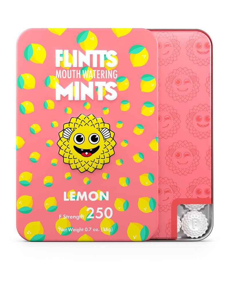 "Flintts Mouth Watering Mints Lemon - F-Strength 250 FM-LEMON"
