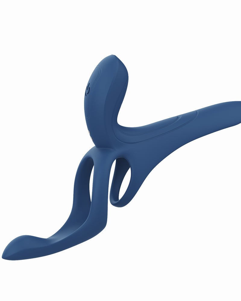 "Pleasure Pivot - App Controlled - Couples Vibrator - Navy Blue H-VS-22-959BLU"