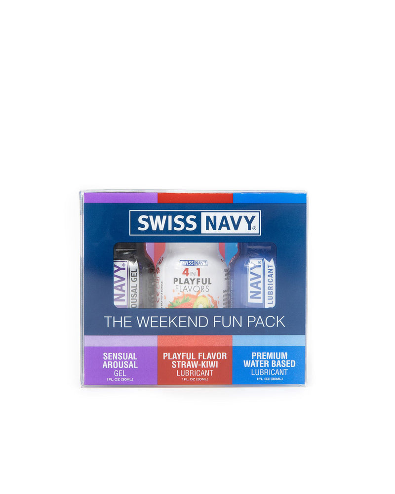 "Swiss Navy Weekend Fun Pack 3-1oz MD-SNWFP"