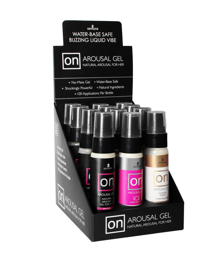 "On Arousal Gels - 12 Piece Display With Tester SEN-VL198-12"