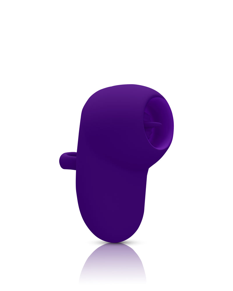 "Kenley - Violet - Intense Flickering Finger Vibe With Comfort Grip Ring VB-75031"