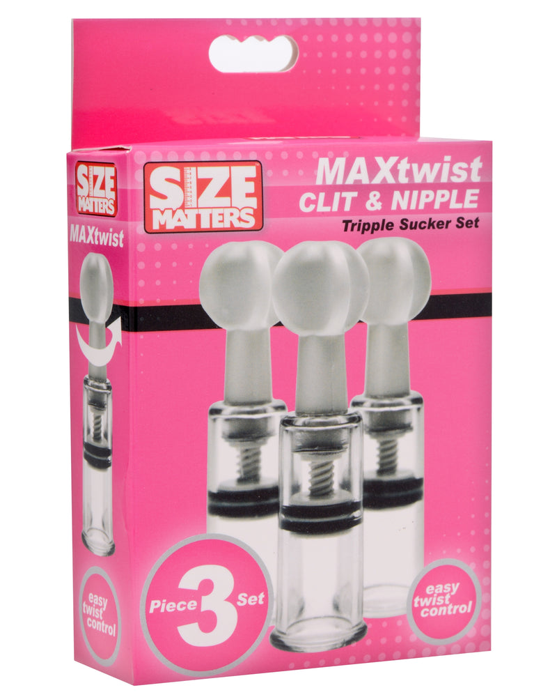 Max Twist Clit and Nipple Triple Sucker Set
