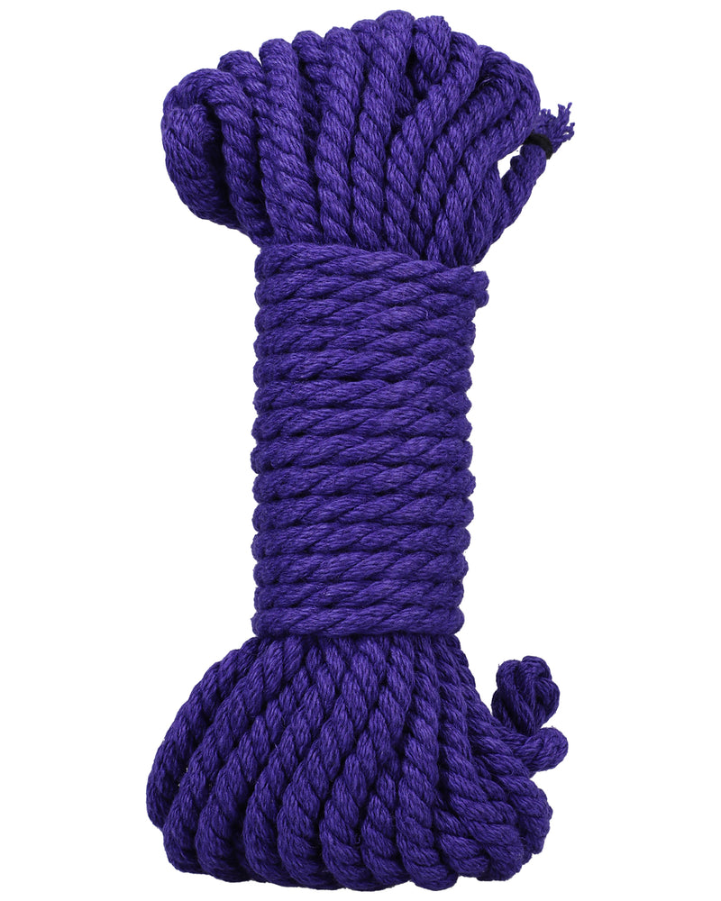 Merci - Bind and Tie - 6mm Hemp Bondage Rope - 30 Feet - Violet