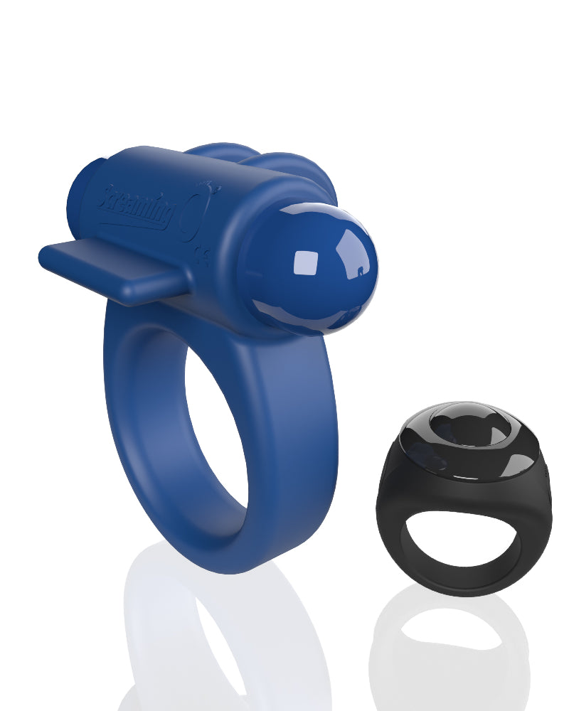 "Screaming O Remote Controlled Switch Vibrating Ring - Blue SO-ARCSW-BU"