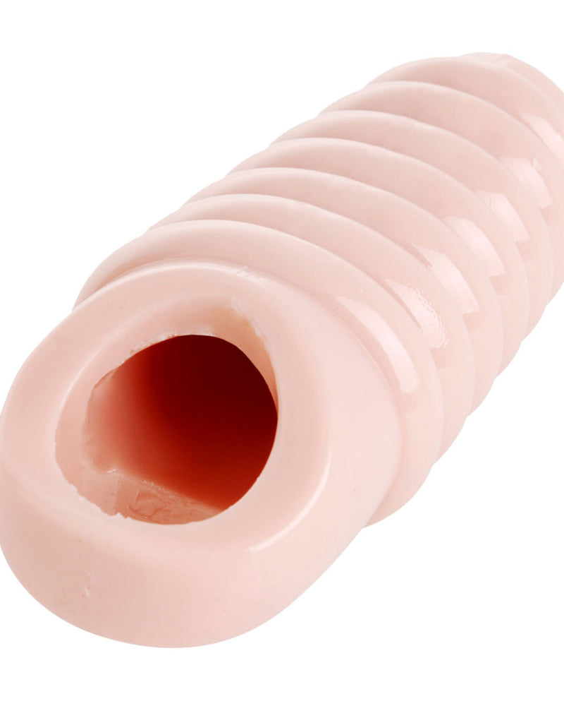Really Ample Ribbed Penis Enhancer Sheath