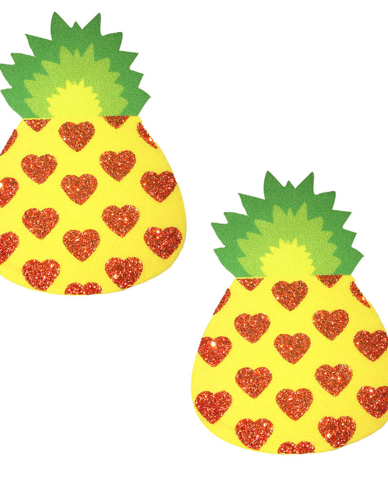 "Pina Colada Glitter Nipztix Pasties NN-FA-PC-NS"