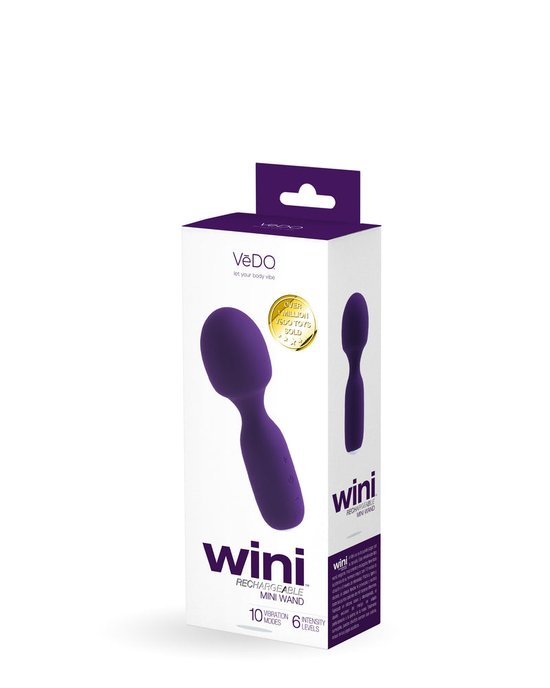 "Wini Rechargeable Mini Wand - Purple VI-W0213"